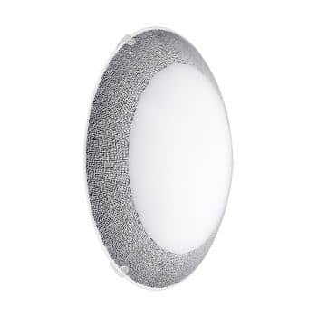 Eglo 95668 Magitta 1 LED Wandleuchte 8,2W Glas Schwarz-Muster