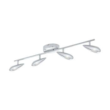 Eglo 95753 Pedregal LED Deckenlampe 4x3,3W Stahl Chrom