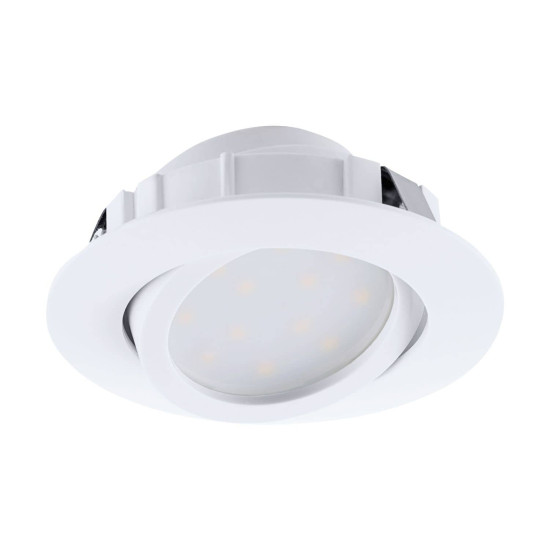 Eglo 95854 Pineda LED Einbauleuchte 1x6W schwenkbar Ø8,4cm Weiss