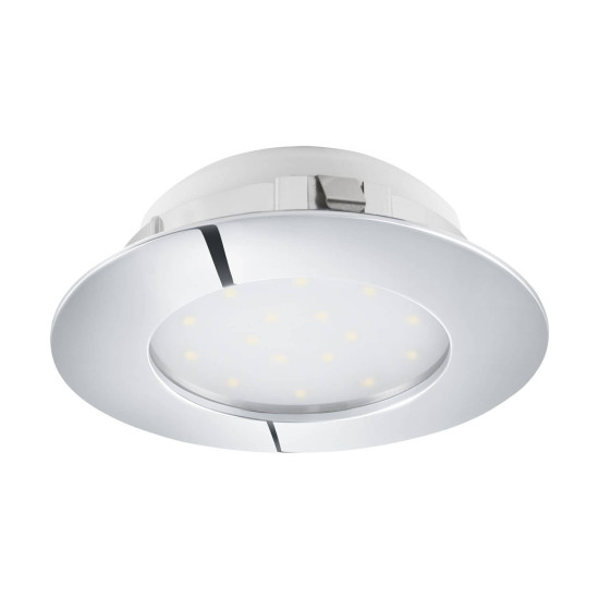 Eglo 95875 Pineda LED Einbauleuchte 1x12W Ø10,2cm Chrom