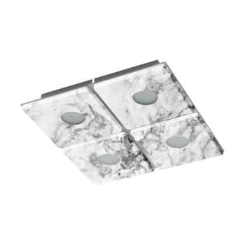 Eglo 96487 Aliste LED Wand-/Deckenleuchte 5,4W grau weiss