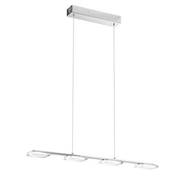 Eglo 96524 Cartama 1 LED Pendelleuchte 4,5W chrom klar satiniert