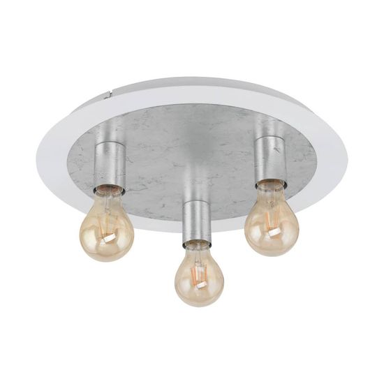 EGLO 97495 PASSANO LED Deckenleuchte silber E27 3x4W