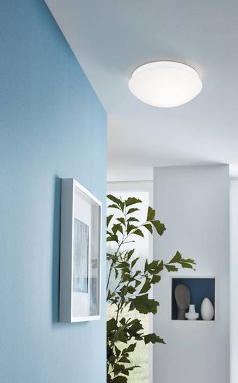 Eglo 97531 BARI-M E27 Wand-/Deckenleuchte Sensor Ø275mm Weiss IP44