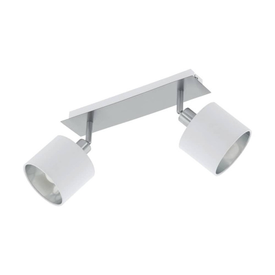 EGLO 97533 VALBIANO Spot-Leuchte silber 2xE14