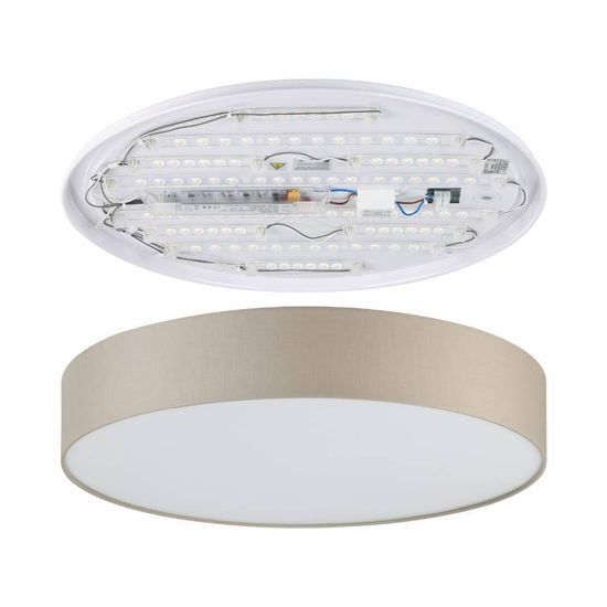 Eglo 97778 ROMAO 3 LED Deckenleuchte 36W Ø570mm Weiss Taupe Weiss Fernbedienung steuerbare Lichtfarbe dimmbar