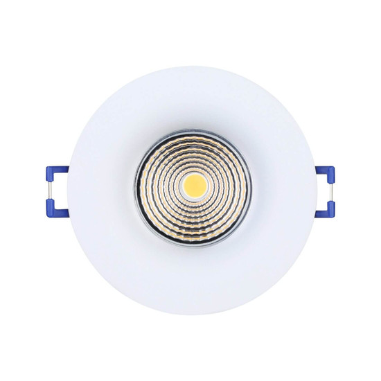 Eglo LED Einbauspot Saliceto dimmbar 4,8W warmweiss 2700K Weiss Aluminium starr Ø9cm 98243