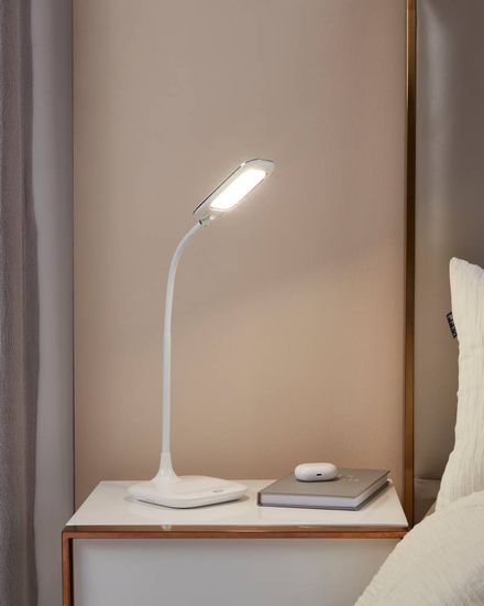 Eglo 98247 MASSERIE LED Tischleuchte 3,4W Weiss 3-step dimming neutralweiss dimmbar