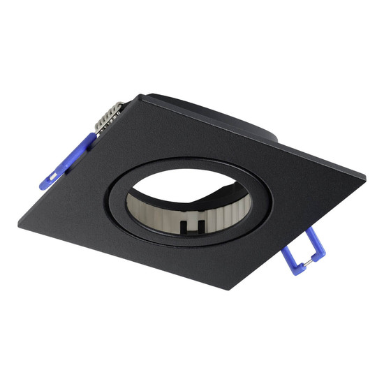 Eglo LED Einbauspot Saliceto dimmbar 4,8W warmweiss 2700K Schwarz Aluminium 9x9cm 98611