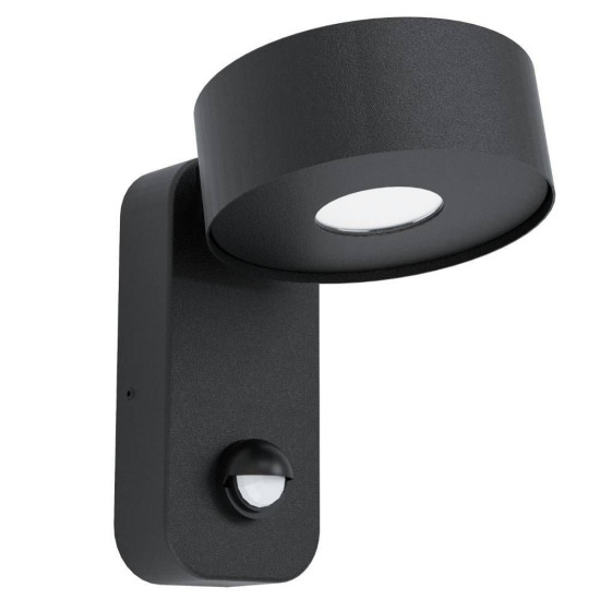 Eglo 98738 PALOSCO LED Außen-Wand-/Deckenleuchte 4,9W Sensor Schwarz Warmweiss IP44