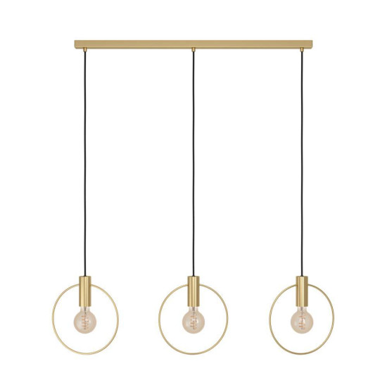 Eglo 98835 MANIZALES E27 3-fach Hängeleuchte 1010x50mm Messing-Gebürstet