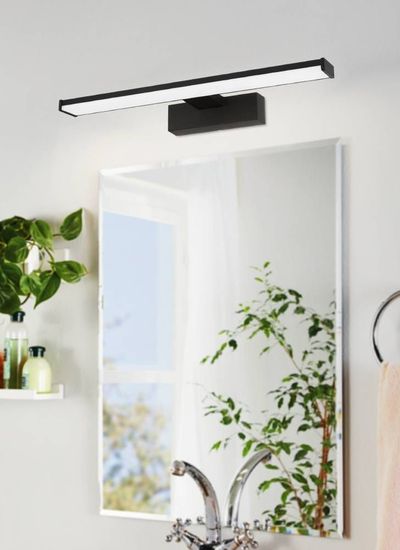 Eglo 98907 PANDELLA 1 LED Wand-/Deckenleuchte 7,4W Schwarz Weiss Neutralweiss IP44