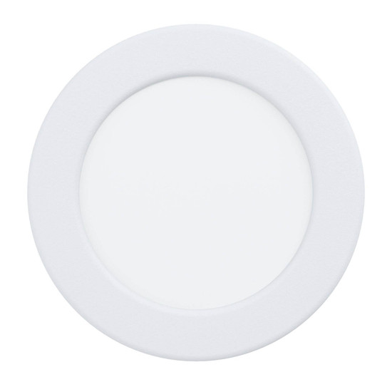 Eglo LED Einbauspot Fueva 5 dimmbar 5,5W warmweiss 3000K Weiss Stahl Ø12cm 99191