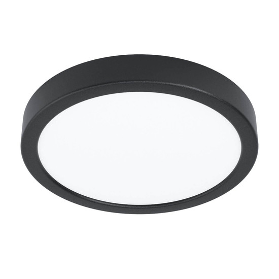 Eglo LED Aufbauleuchte Fueva 5 dimmbar 17W warmweiss 3000K Schwarz Stahl Ø21cm 99263