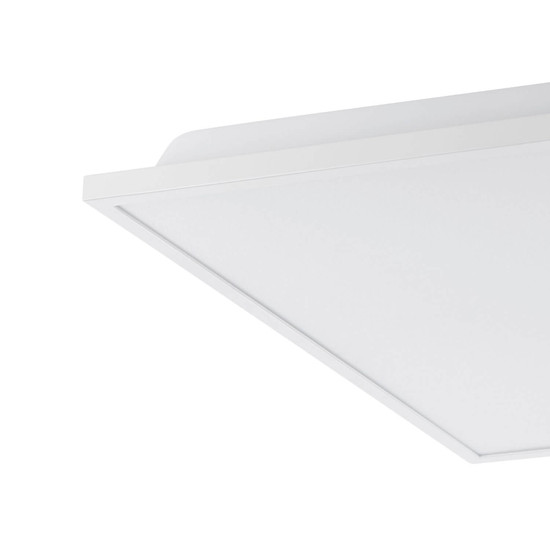 Eglo LED Deckenleuchte Herrora-Z Smart dimmbar 22W CCT warm-/tageslichtweiss 2700-6500K Zigbee Weiss Aluminium 45x45cm 99639