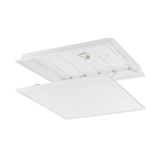Eglo LED Deckenleuchte Herrora-Z Smart dimmbar 22W CCT warm-/tageslichtweiss 2700-6500K Zigbee Weiss Aluminium 45x45cm 99639