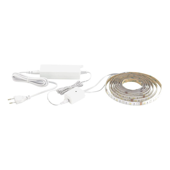 Eglo LED-Streifen LED Stripe-Z Smart dimmbar 11W RGB CCT warm-/tageslichtweiss 2700-6500K Zigbee Weiss 5m 99686