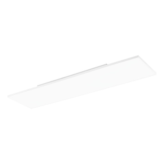 Eglo LED Deckenleuchte Turcona-CCT dimmbar 32,4W CCT warm-/tageslichtweiss 3000-6500K Weiss Aluminium Stahl 119x29cm 99836