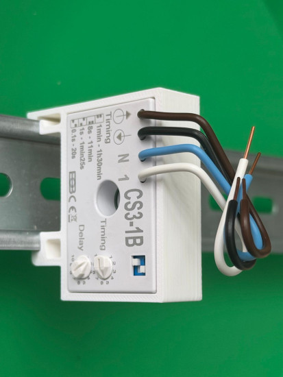 SOIXX Hutschienenhalter für Elektrobock Zeitschalter CS3 DIN Hutschiene Halter