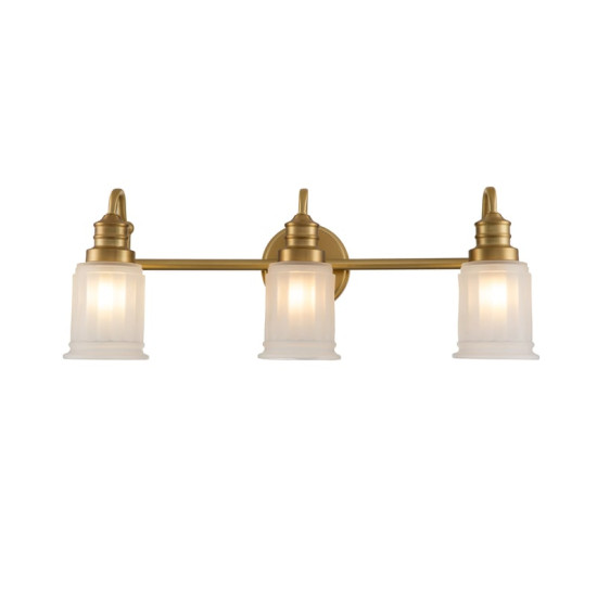Elstead Swell 3 Bad-Wandleuchte 3-flammig G9 dimmbar IP44 warmweiss 9W Gold