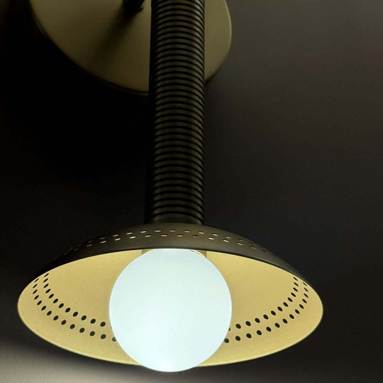 Elstead Arden LED Wandleuchte dimmbar warmweiss 6W Gold gebürstet Alu Stahl Opalglas 36cm