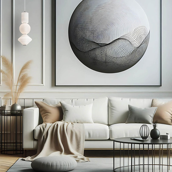 Elstead Bijou LED Pendelleuchte Nickel gebürstet Opal matt