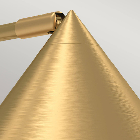 Elstead Remyck Wandleuchte E27 Gebürstete Goldoptik Gold gebürstet