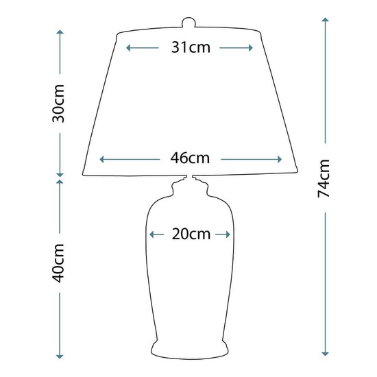 Elstead Black Birds Tischleuchte E27 Schwarz und Gold Creme, Made in UK