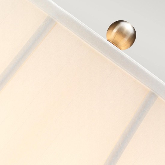 Elstead Blue Hex Tischleuchte E27 Blau Weiß, Made in UK