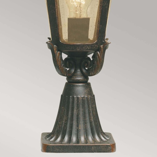 Elstead Baltimore Außen-Stehleuchte E27 56cm Verwitterte Bronze IP44