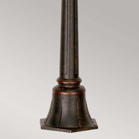 Elstead Baltimore Außen-Stehleuchte E27 117cm Verwitterte Bronze IP44