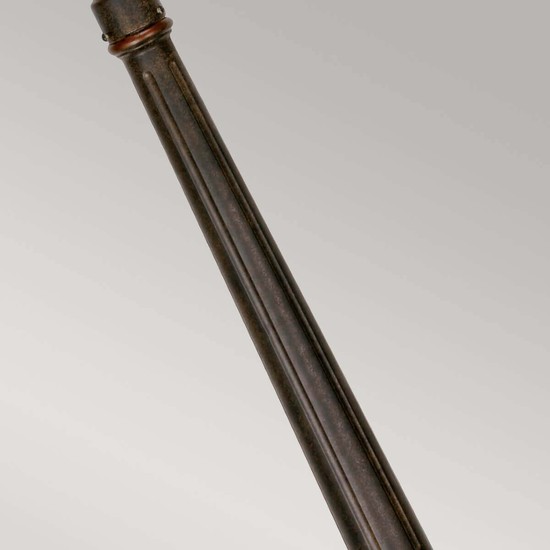 Elstead Baltimore Außen-Stehleuchte E27 117cm Verwitterte Bronze IP44