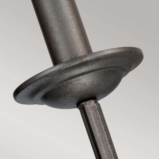 Elstead Crown Wandleuchte E14 2-fach Eisernes Tor-Farbe