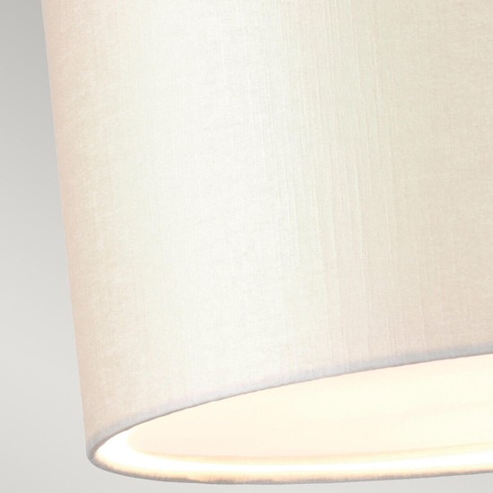 Elstead Pearce Hängeleuchte E27 3-fach 35cm Gealtertes Messing Elfenbein