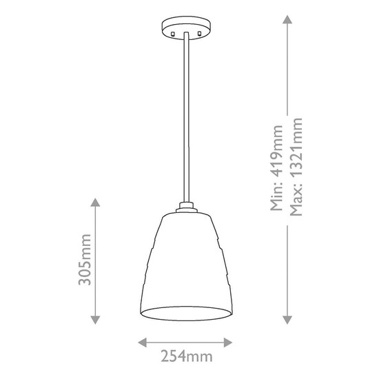 Elstead Windsor Pendel- und Deckenleuchte E27 Naturmessing lackiert Stahl Facettenglas Ø25cm Made in UK