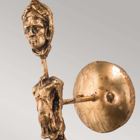 Elstead Fragment Wandleuchte E27 95cm Blattgold