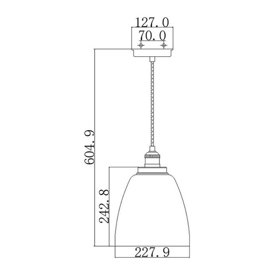 Elstead Baskin Hängeleuchte E27 27cm Gealtertes Messing, Dunkles verwittertes Zink