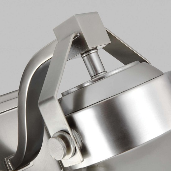 Elstead Boynton Außen-Wandleuchte E27 33cm Gebürsteter Stahl, lackiert IP44 Anti-Meerwasser