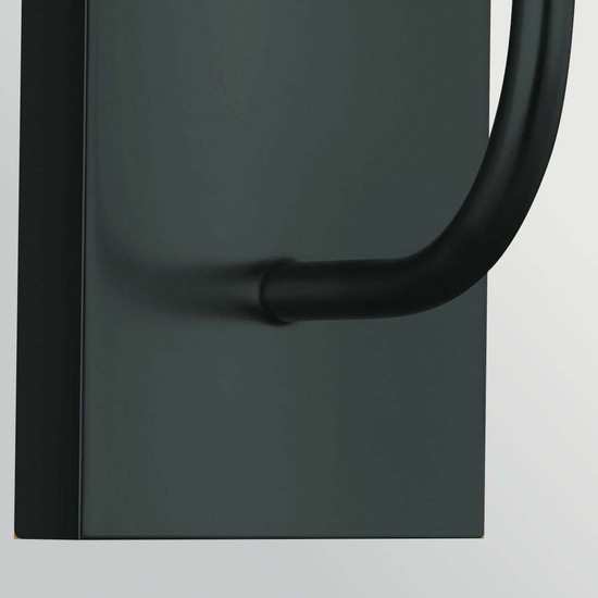 Elstead Brianna Wandleuchte E14 Schwarz Stahl 36cm