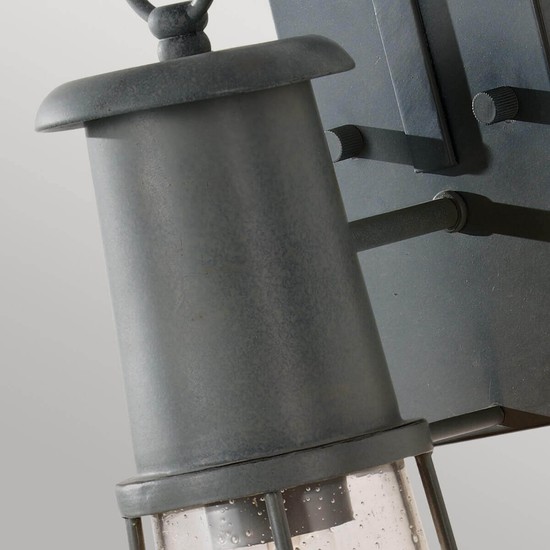 Elstead Chelsea Harbor Außen-Wandleuchte E27 Sturmwolke IP44