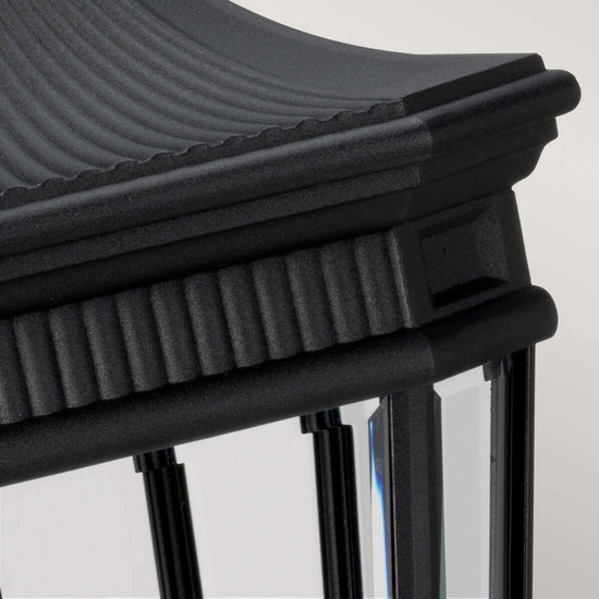 Elstead Cotswold Lane Außen-Stehleuchte E14 3-fach 78cm Schwarz IP44