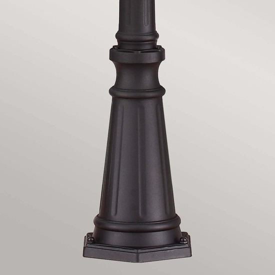 Elstead English Bridle Außen-Stehleuchte E14 3-fach 243cm Schwarz IP44