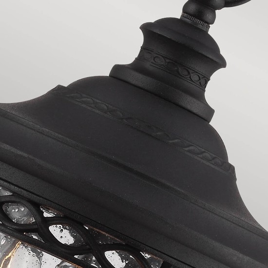 Elstead English Bridle Außen-Hängeleuchte E14 3-fach 47cm Schwarz