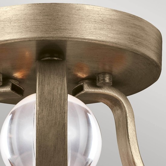 Elstead Evington Deckenleuchte E27 2-fach Sonnenuntergang Gold