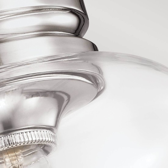 Elstead Hounslow Deckenleuchte E27 Poliertes Nickel