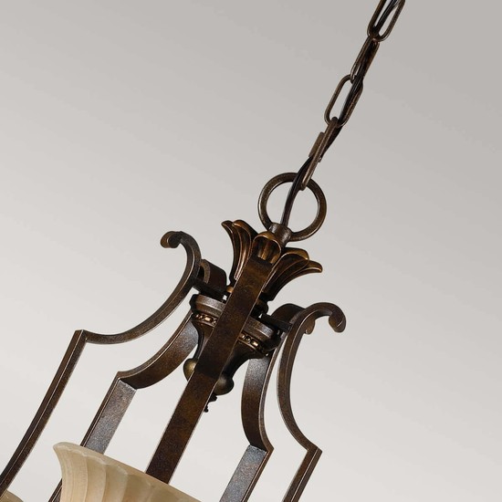 Elstead Kelham Hall Kronleuchter E27 5-fach Florenz Gold, Britische Bronze