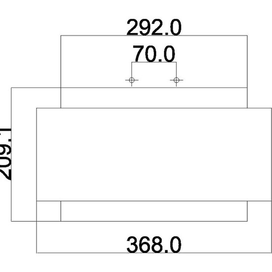 Elstead Kenney Deckenleuchte E27 2-fach Sonnenaufgang Silber