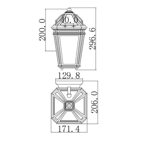 Elstead Londontowne Außen-Wandleuchte E27 Verwitterte Kastanie IP44 Anti-Meerwasser