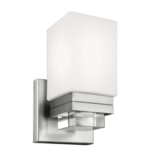 Elstead Maddison LED Wandleuchte G9 Satiniertes Nickel IP44