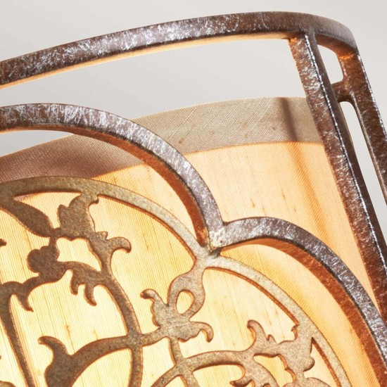 Elstead Marcella Wandleuchte E14 Britische Bronze, oxidierte Bronze